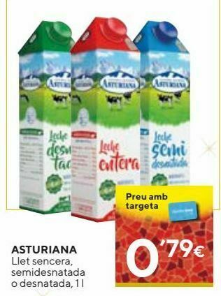 Caprabo Leche asturiana oferta