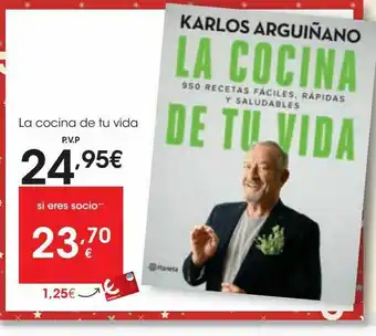 Eroski La cocina de tu vida (karlos arguiñano) oferta