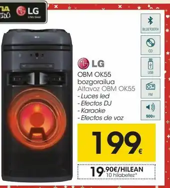 Eroski Lg altavoz obm ok55 oferta