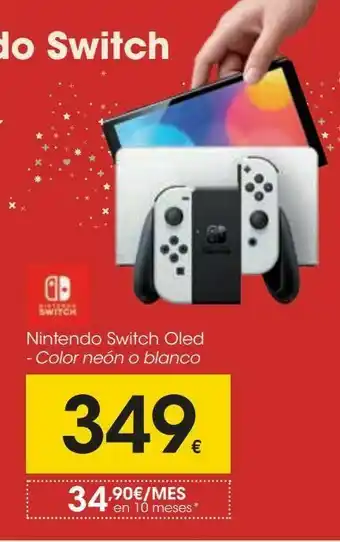 Eroski Nintendo switch oled oferta