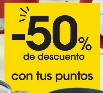 Eroski -50% de descuento con tus puntos oferta