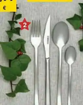 Eroski Monix set génova inox 18/10 con cuchillo chuletero (24 piezas) oferta