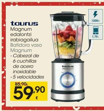 Eroski Taurus batidora vaso magnum oferta