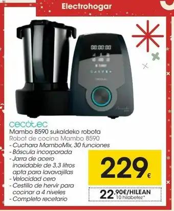 Eroski Cecotec robot de cocina mambo 8590 oferta