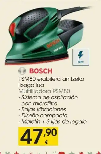 Eroski Bosch multilijadora psm80 oferta