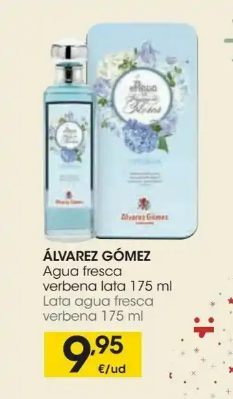 Eroski Álvarez gómez lata agua fresca verbena 175ml oferta