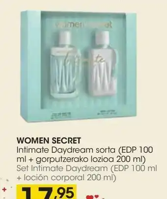 Eroski Women secret set intimate daydream (edp 100ml + loción corporal 200ml) oferta