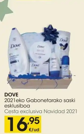 Eroski Dove cesta exclusiva navidad 2021 oferta