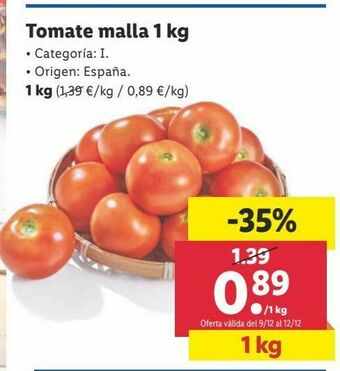 Lidl Tomates oferta