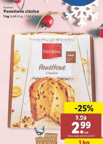 Lidl Panettone favorina oferta