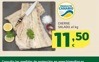 HiperDino Cherne salado kg oferta