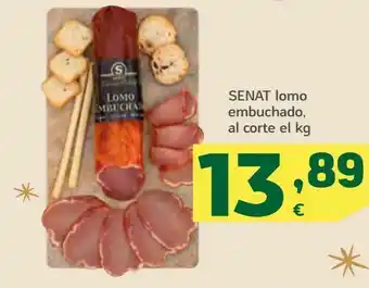 HiperDino Lomo embuchado, al corte el kg oferta