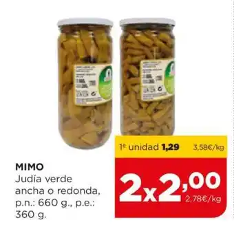 Alimerka MIMO oferta