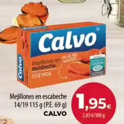 Spar Tenerife CALVO Mejillones en escabeche oferta