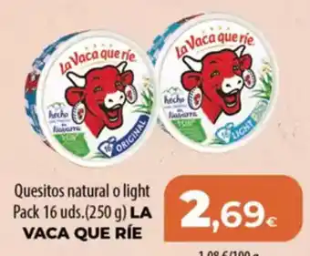 Spar Tenerife LA VACA QUE RIE Quesitos natural o light oferta