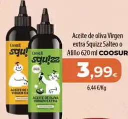 Spar Tenerife COOSUR Aceite de oliva Virgen extra Squizz Salteo o Aliño oferta