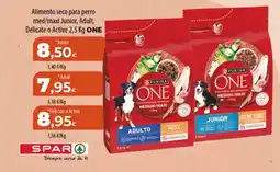 Spar Tenerife ONE Alimento seco para perro med/maxi Junior, Adult, Delicate o Active oferta
