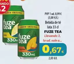 Spar Tenerife FUZE TEA Bebida de té oferta