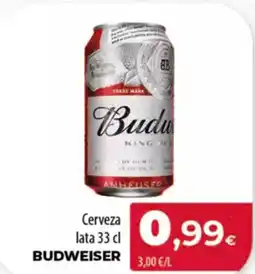 Spar Tenerife BUDWEISER Cerveza oferta
