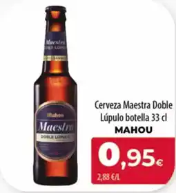 Spar Tenerife MAHOU Cerveza Maestra Doble Lúpulo botella oferta