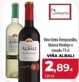 Spar Tenerife VIÑA ALBALI Vino tinto Tempranillo, blanco Verdejo o rosado oferta