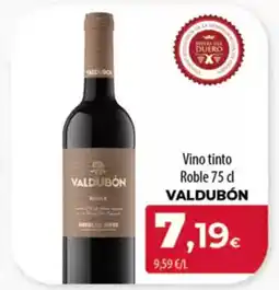 Spar Tenerife VALDUBÓN Vino tinto Roble oferta