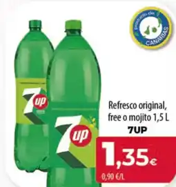 Spar Tenerife 7UP Refresco original, free o mojito oferta
