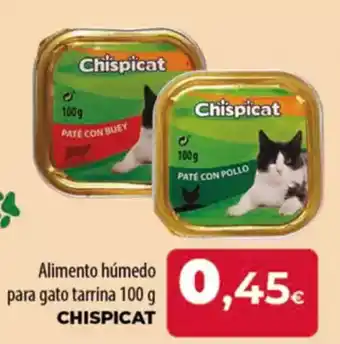 Spar Tenerife CHISPICAT Alimento húmedo para gato tarrina oferta