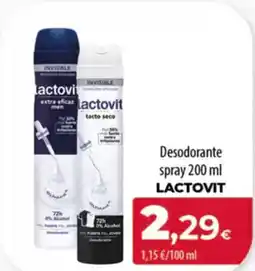 Spar Tenerife LACTOVIT Desodorante spray oferta