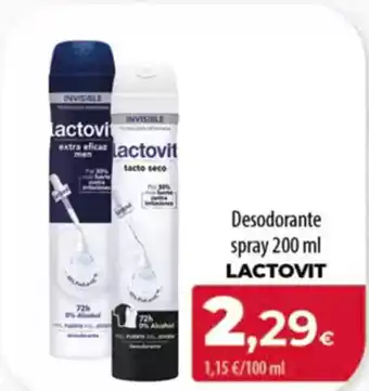 Spar Tenerife LACTOVIT Desodorante spray oferta