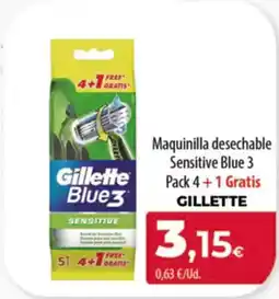 Spar Tenerife GILLETTEv Maquinilla desechable Sensitive Blue 3 Pack 4+1 Gratis oferta
