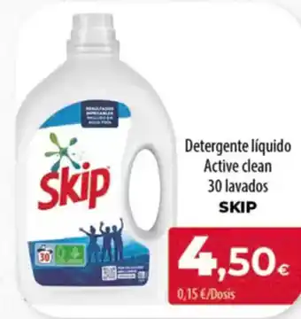 Spar Tenerife SKIP Detergente líquido Active clean 30 lavados oferta