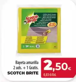 Spar Tenerife SCOTCH BRITE Bayeta amarilla 2 uds. + 1 Gratis. oferta