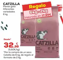 Kiwoko CATZILLA Pienso gato Diferentes variedades oferta
