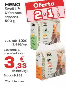 Kiwoko SMALL LIFE Heno diferentes sabores oferta