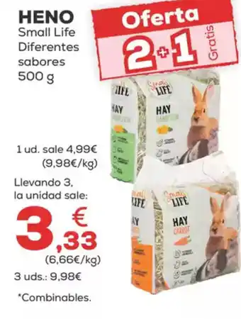 Kiwoko SMALL LIFE Heno diferentes sabores oferta