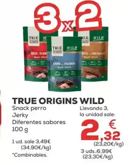 Kiwoko TRUE ORIGINS WILD Snack perro Diferentes sabores oferta