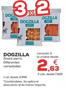 Kiwoko DOGZILLA Snack perro Diferentes variedades oferta