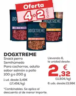 Kiwoko DOGXTREME Snack perro Semihúmedo Para cachorros, adulto sabor salmón o pollo oferta