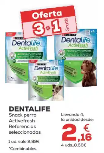 Kiwoko DENTALIFE Snack perro Activefresh Referencias seleccionadas oferta
