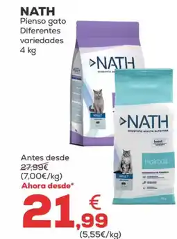 Kiwoko NATH Pienso gato Diferentes variedades oferta