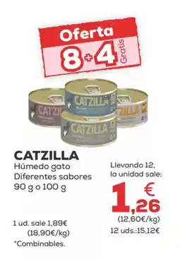 Kiwoko CATZILLA Húmedo gato Diferentes sabores oferta