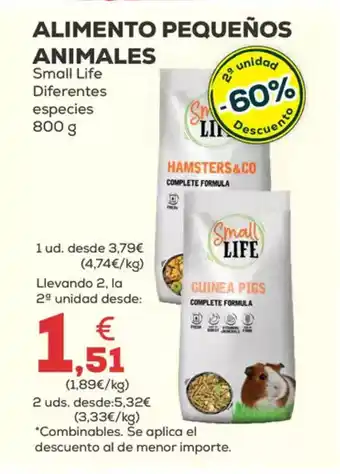 Kiwoko SMALL LIFE Alimento pequeños animales diferentes especies oferta