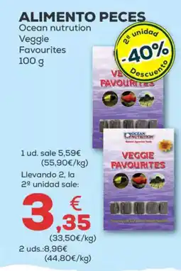Kiwoko Alimento peces ocean nutrution veggie favourites oferta
