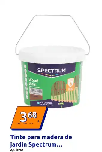 Action SPECTRUM Tinte para madera de jardín oferta