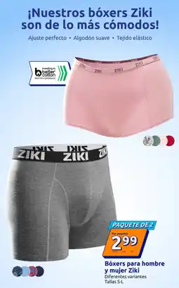Action ZIKI Bóxers para hombre y mujer oferta