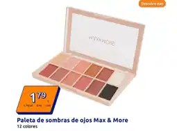Action Paleta de sombras de ojos Max & More oferta