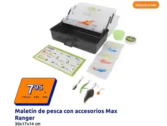 Action Maletín de pesca con accesorios Max Ranger oferta