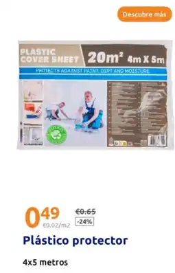 Action Plástico protector oferta