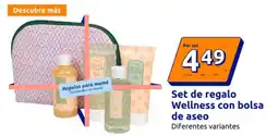 Action Set de regalo Wellness con bolsa de aseo oferta